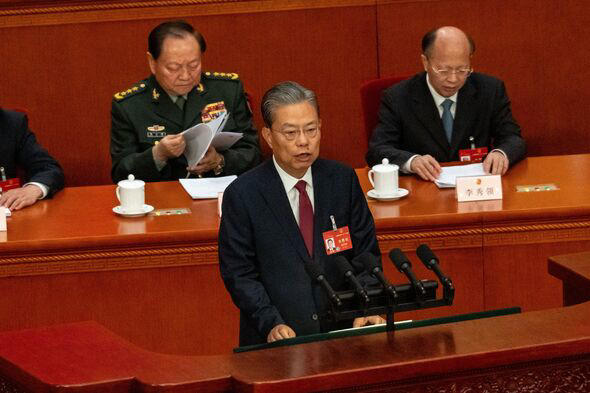 Zhao Leji is one of seven members of the Chinese Communist Party's Politburo Standing Committee
