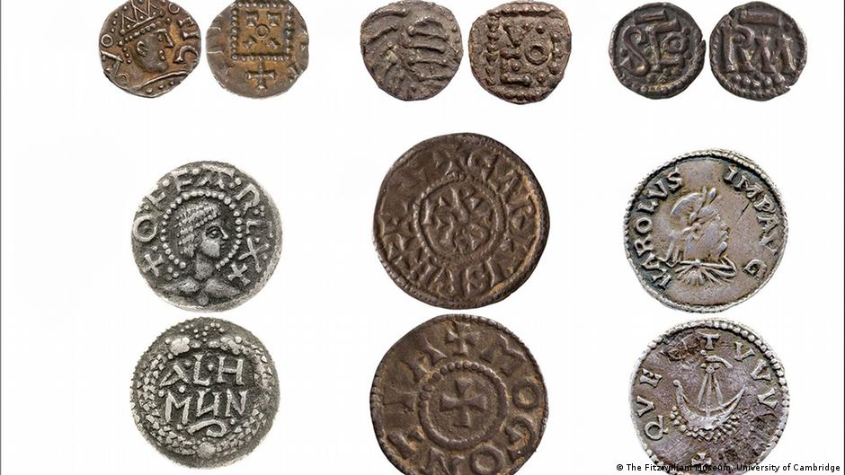 científicos resuelven el misterio del origen de las monedas de plata de carlomagno