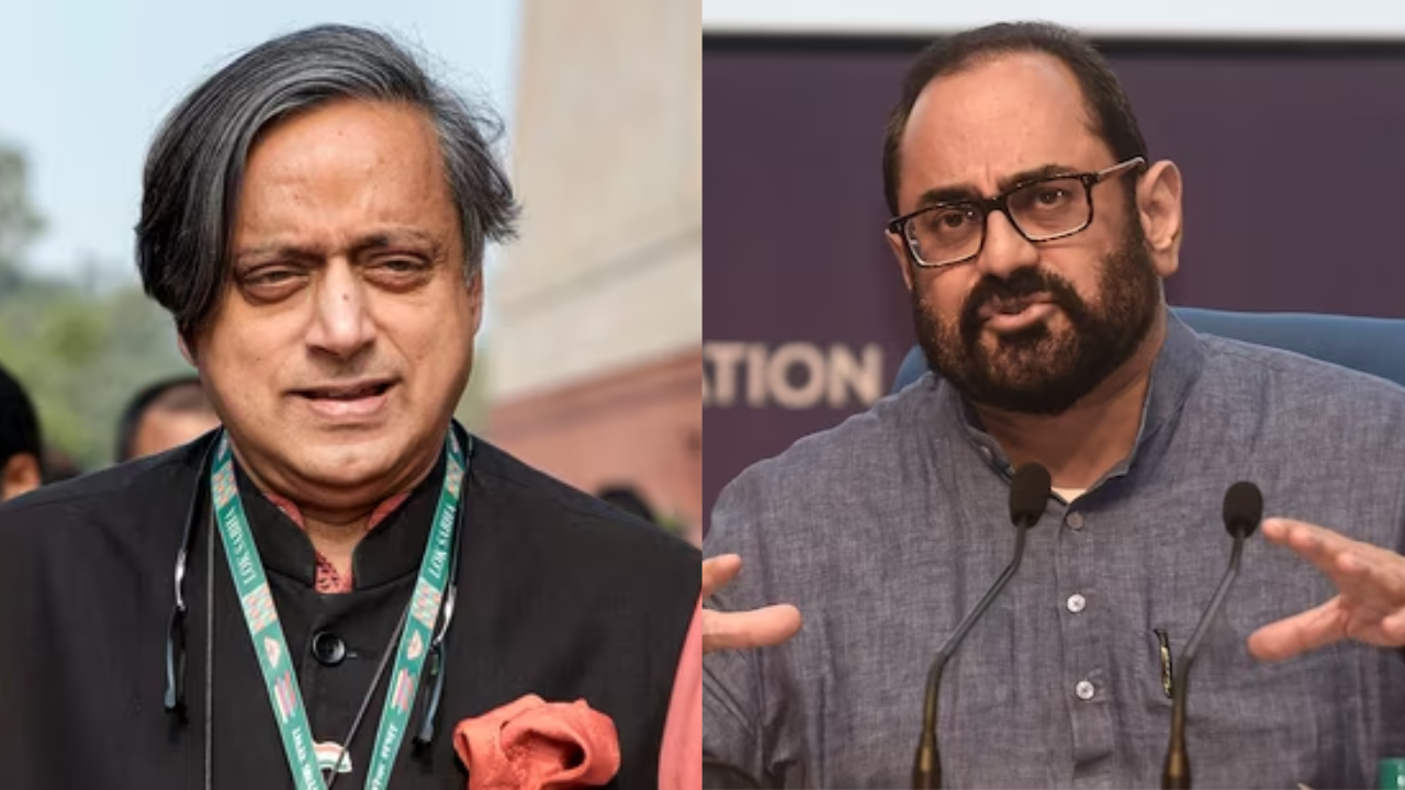 'if rajeev chandrasekhar ignores demand...': shashi tharoor's warning after legal notice from minister