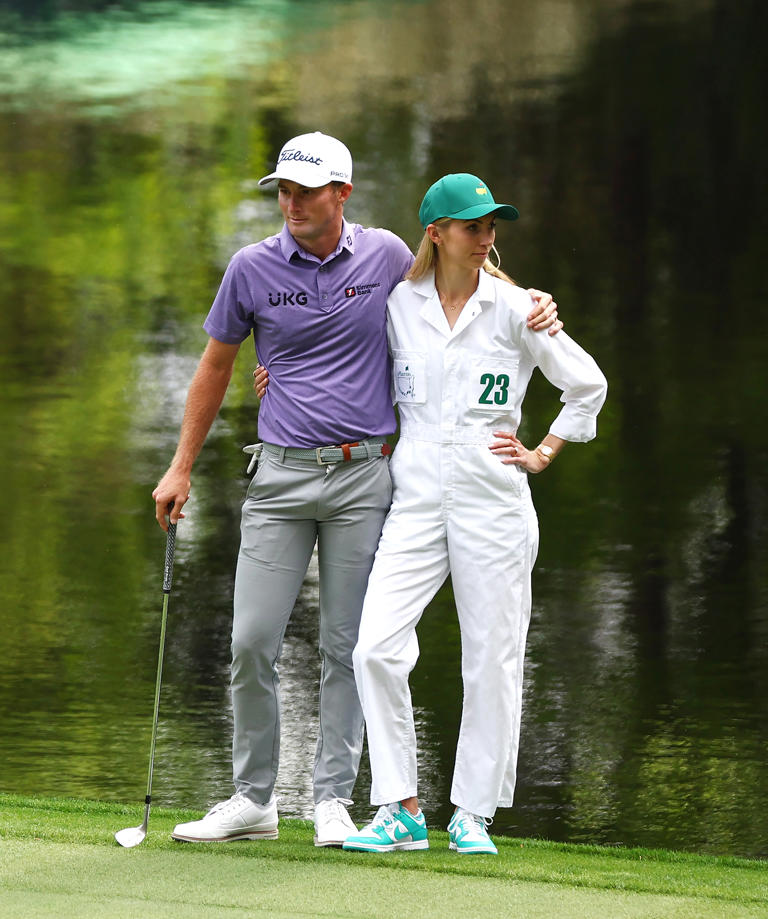 Golfer Will Zalatoris Makes Masters Return With Wife Caitlin as Caddy