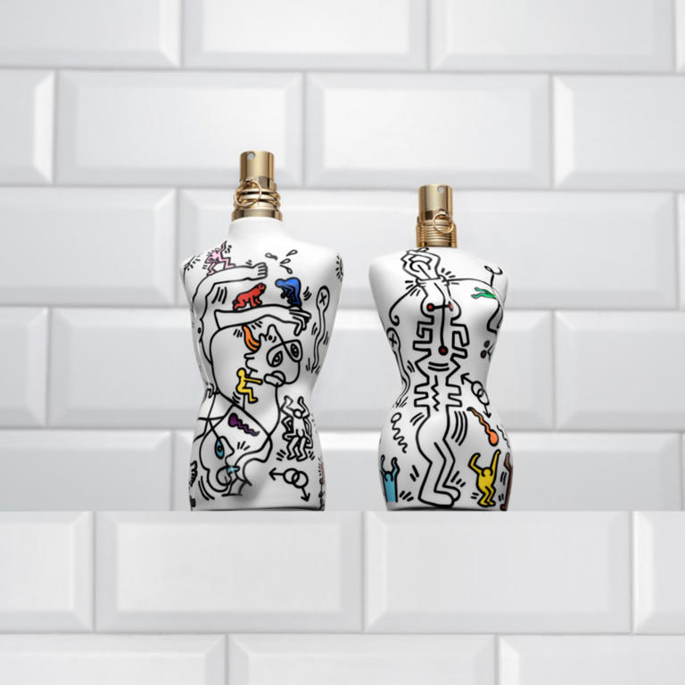 EXCLUSIVE: Jean Paul Gaultier's Pride Perfume Bottles Get the Keith ...