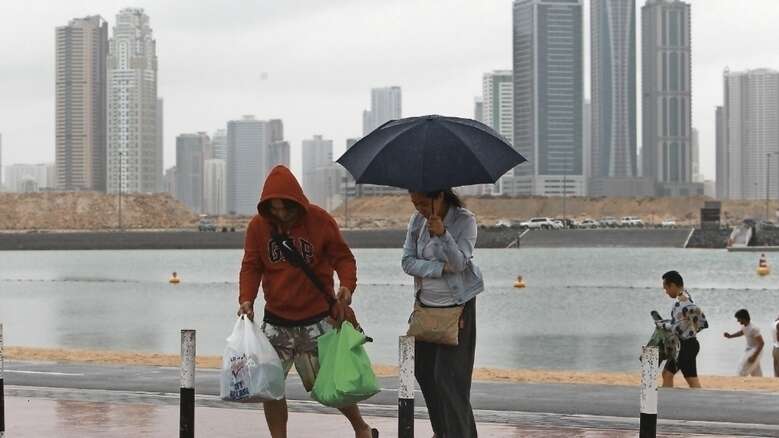 uae weather: rainfall expected across country, temperatures to dip
