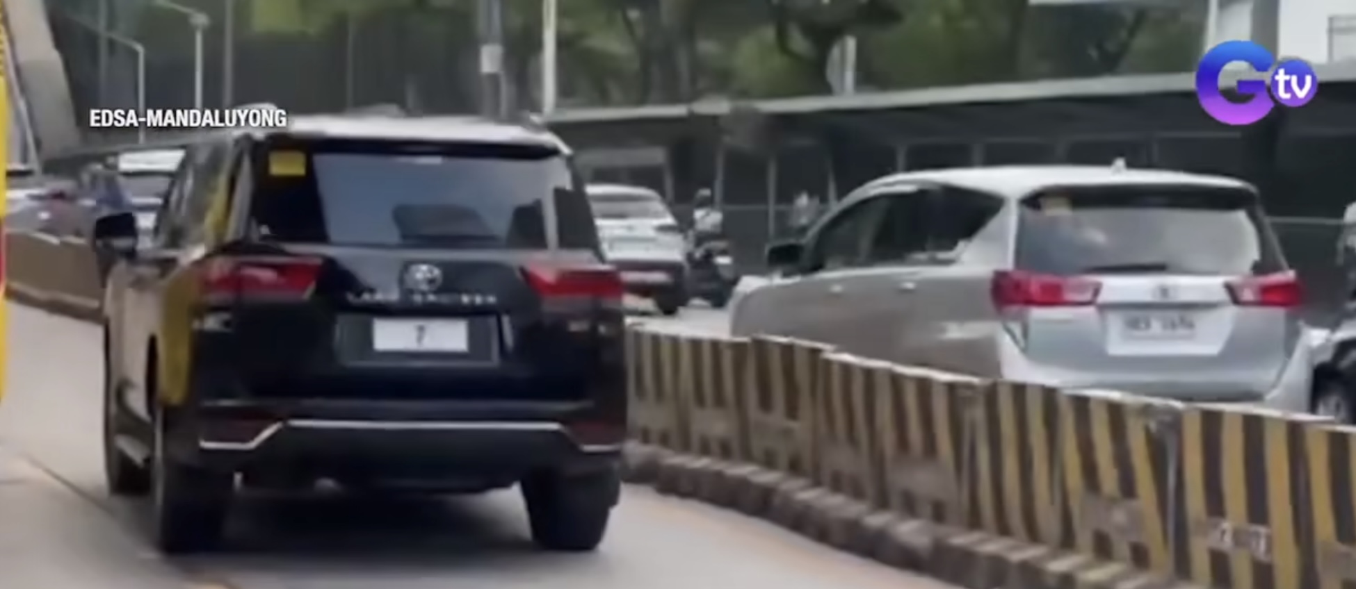 chiz escudero sorry after vehicle with his protocol plate caught on edsa busway
