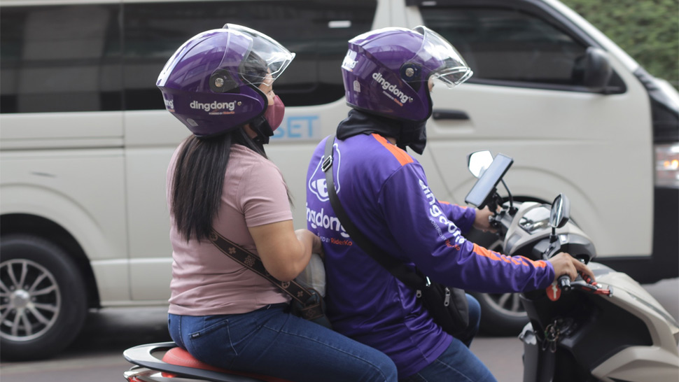 delivery startup dingdong.ph ventures into the motorcycle taxi-hailing service