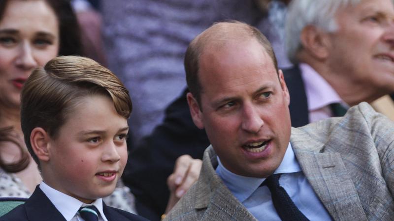 première apparition publique pour le prince william et son fils george depuis l'annonce du cancer de kate middleton (photos)