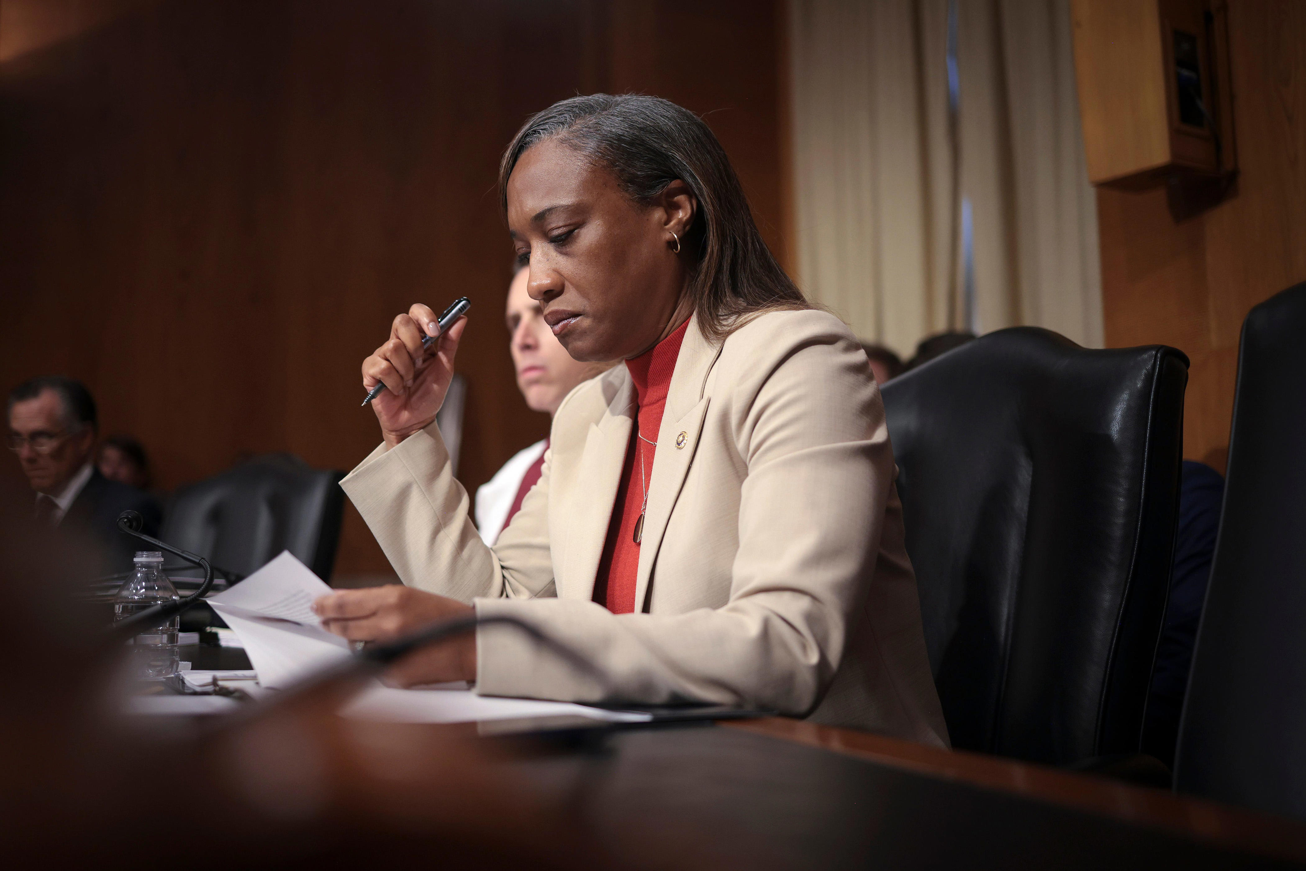 the lone black woman senator shares the 'incredible opportunity, responsibility and burden'