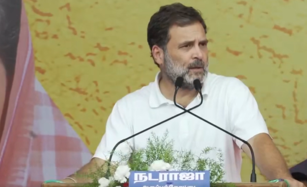 'attack on tamil language is an attack on tamil people': rahul gandhi