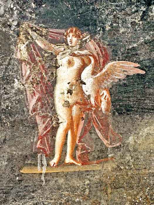 sorprendente hallazgo en pompeya: frescos inspirados en la guerra de troya