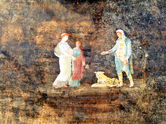 sorprendente hallazgo en pompeya: frescos inspirados en la guerra de troya