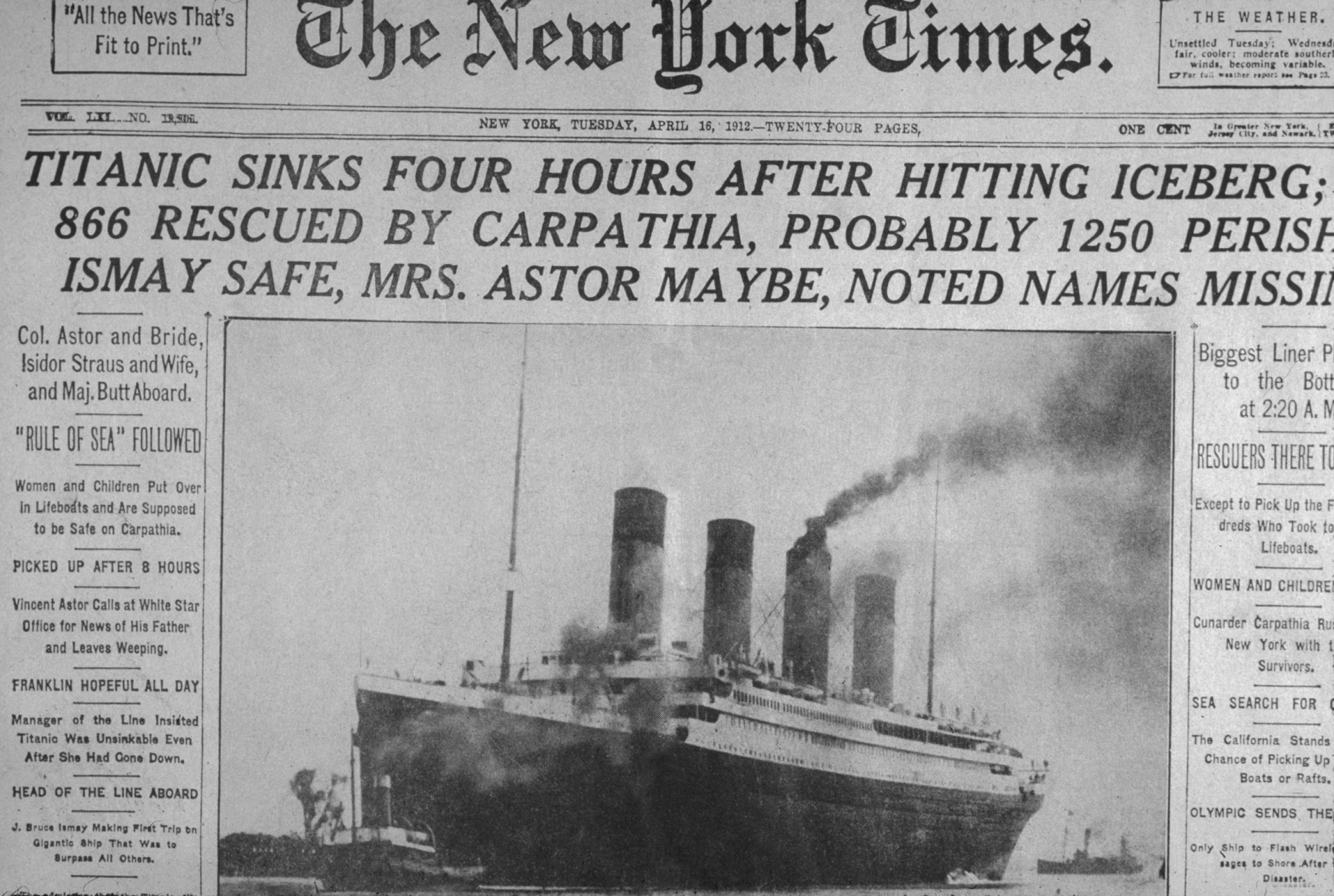 rare optical illusion may be to blame for the sinking of the titanic