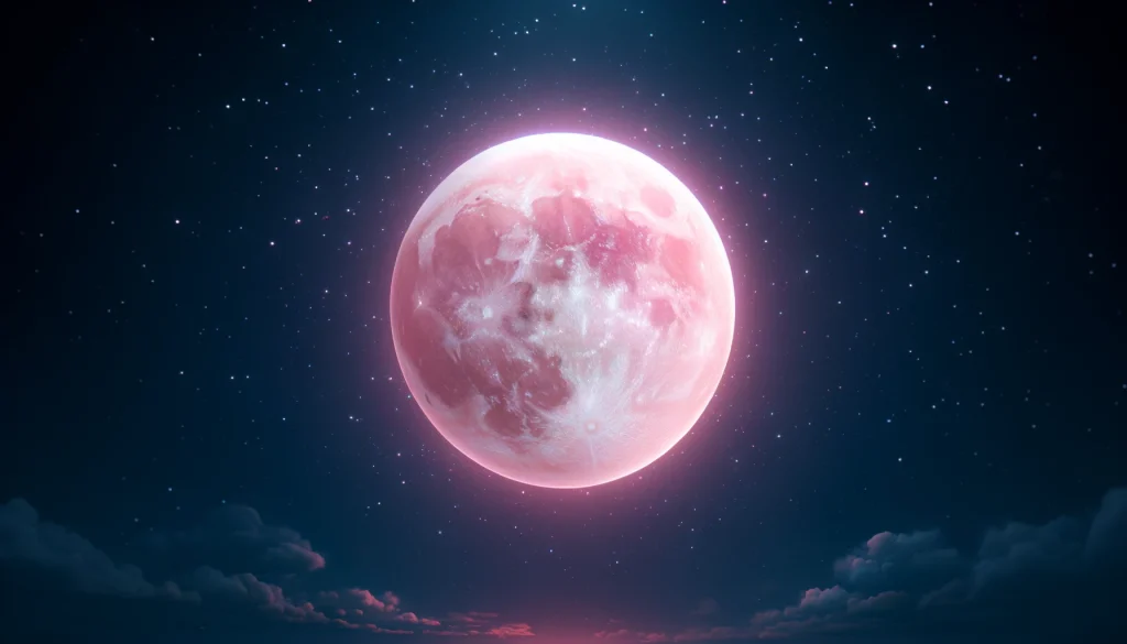 ¿cuándo hay luna llena en abril de 2024? ¿por qué se llama ‘luna rosa?