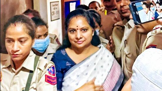 k kavitha sent to cbi custody till april 15 in delhi’s excise policy case