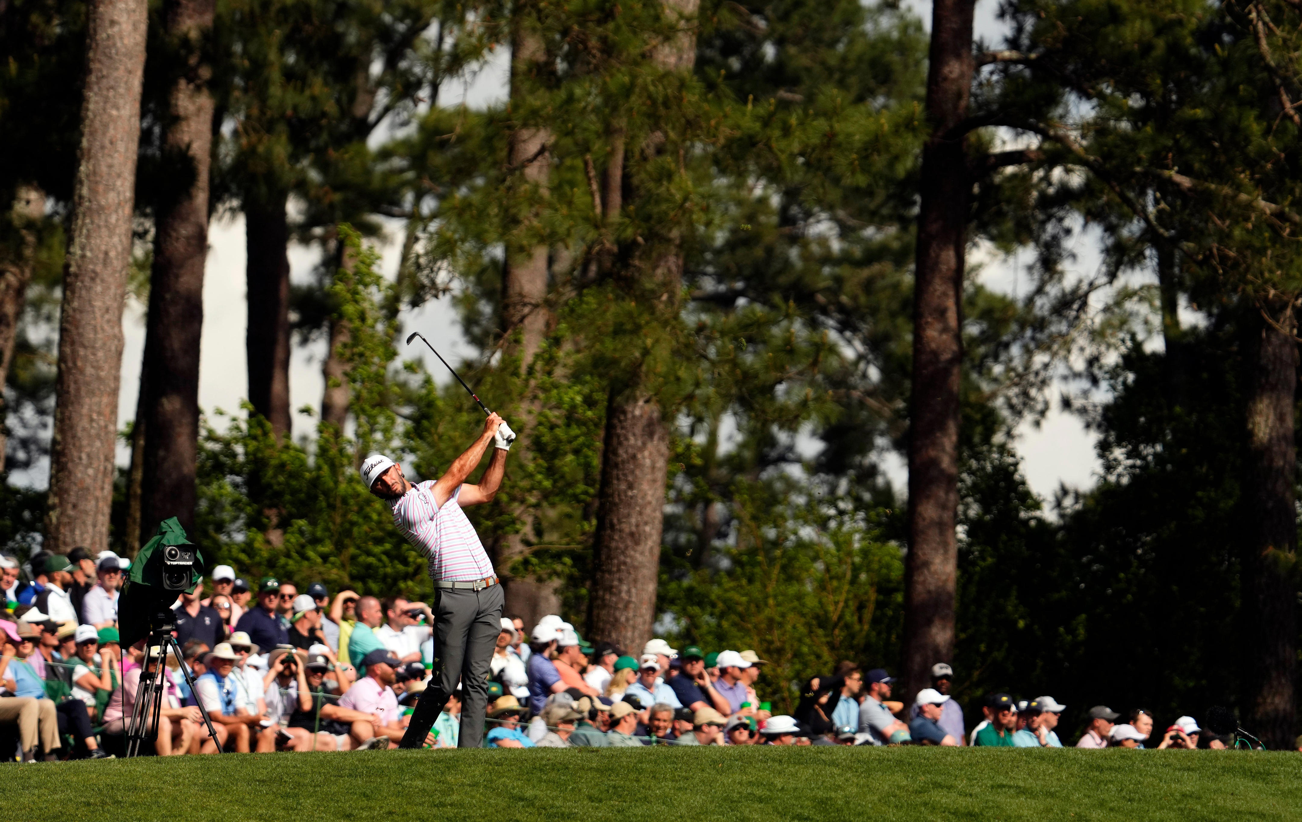 masters 2024 leaderboard: live round 2 updates, tiger woods score, max homa, weather forecast
