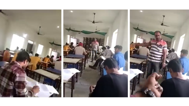 MP: Students Caught Cheating Openly In Presence Of Teacher In Morena ...