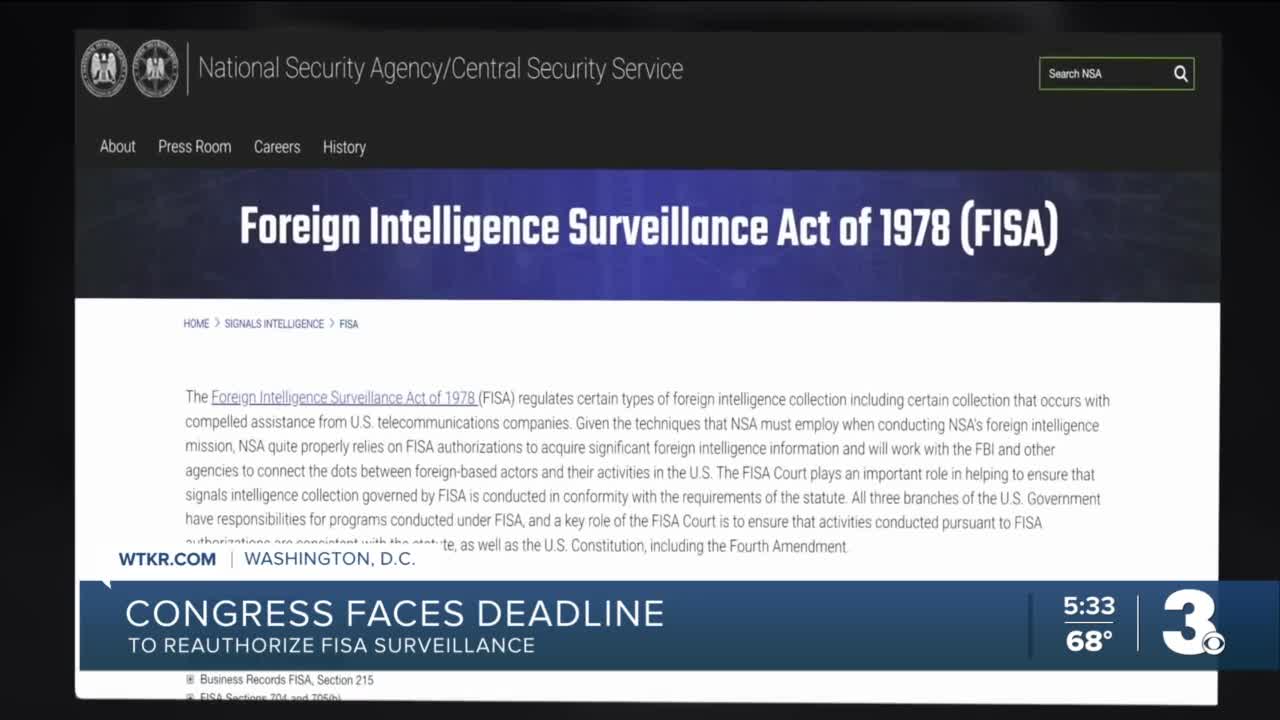 Congress Divided As FISA Surveillance Deadline Nears