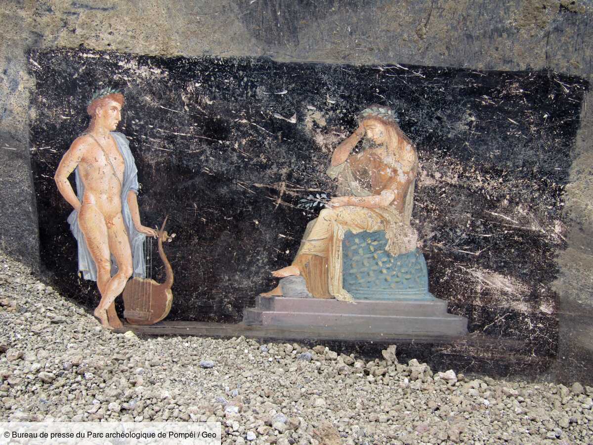 des fresques inspirées de la guerre de troie ont été découvertes à pompéi