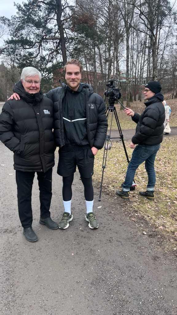 Oliver Eriksson åker Inlines Från Kiruna Till Ystad - För Börje ...