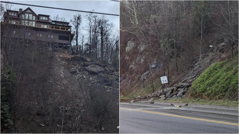 Stretch of Highway 321 closed after rockslide near Blowing Rock