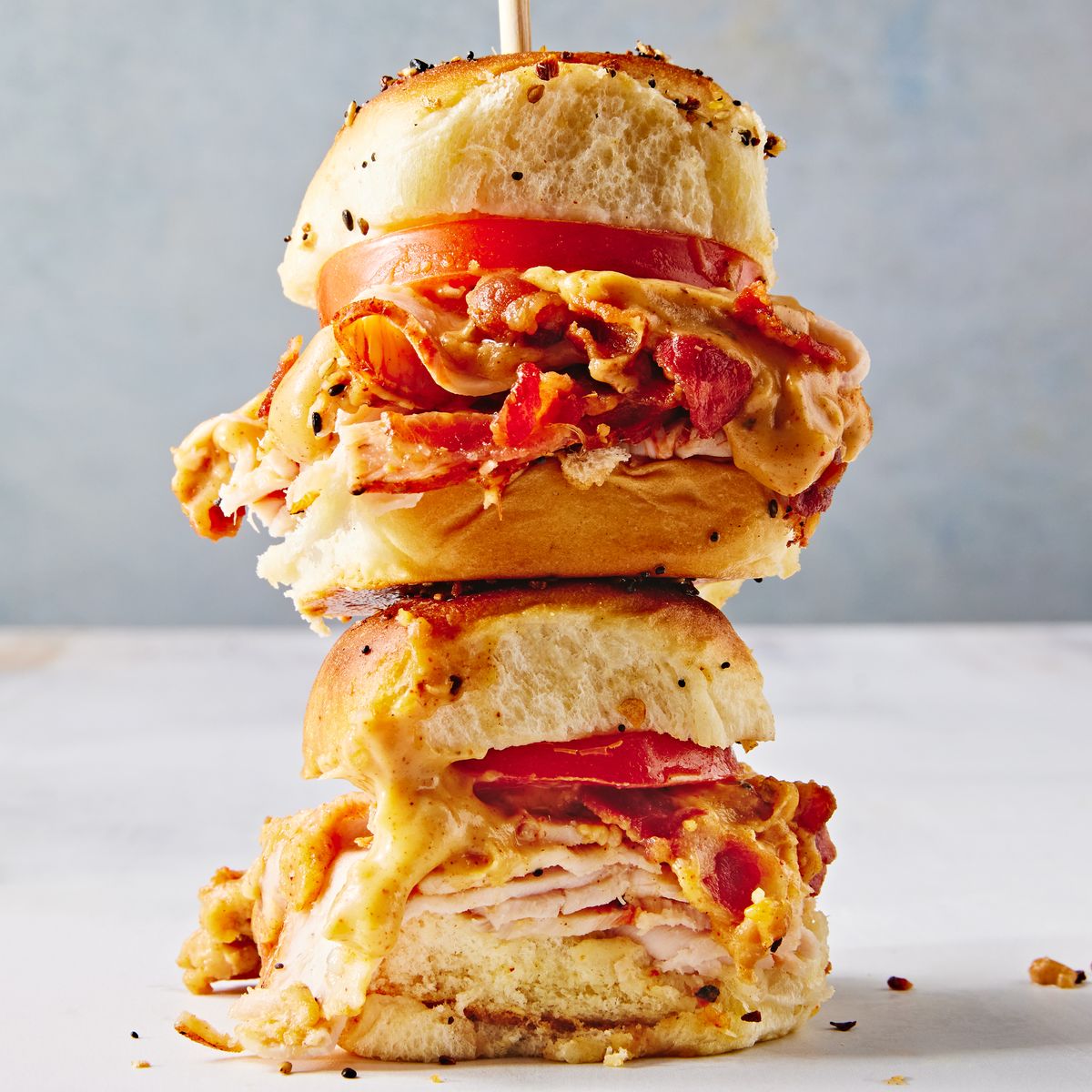 your derby party needs these kentucky hot brown sliders