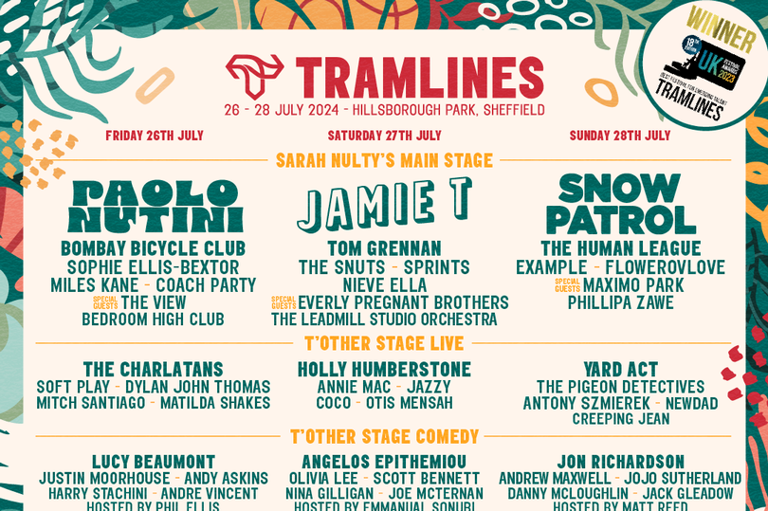 Tramlines 2024 adds more acts to Sheffield festival's line up