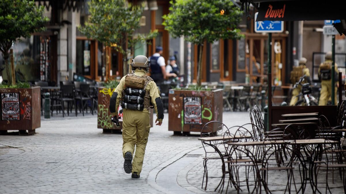 belgique : un quartier du centre bouclé par la police, un homme muni d’une arme airsoft interpellé