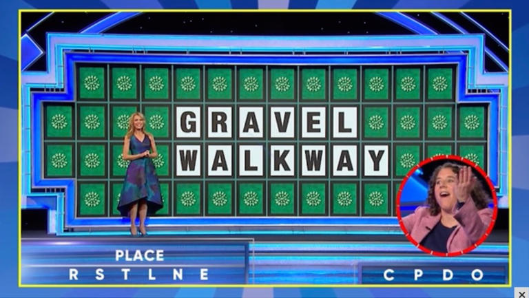 People on social media were fuming, stating that the answer, “gravel walkway” was a “thing” and not a “place.” Wheel of Fortune