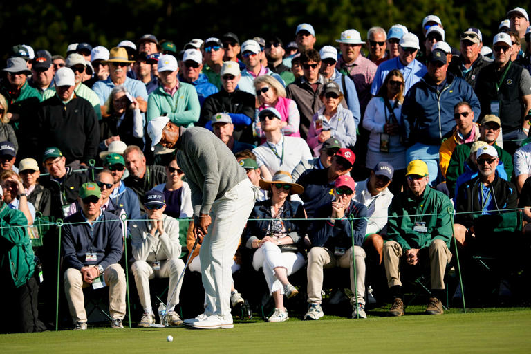 Tiger Woods score today at 2024 Masters Tournament Scorecard, results