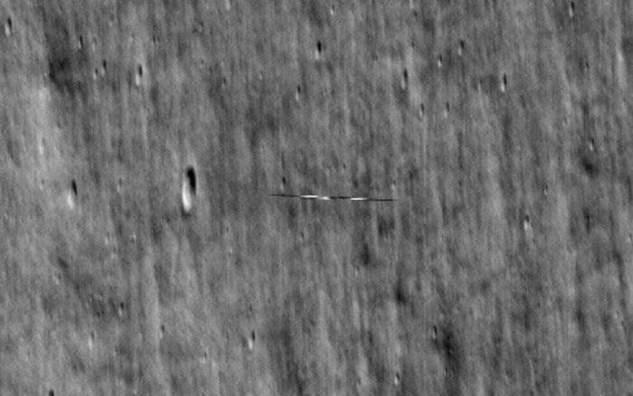 ¿qué es el objeto que la nasa logró fotografía en la luna?