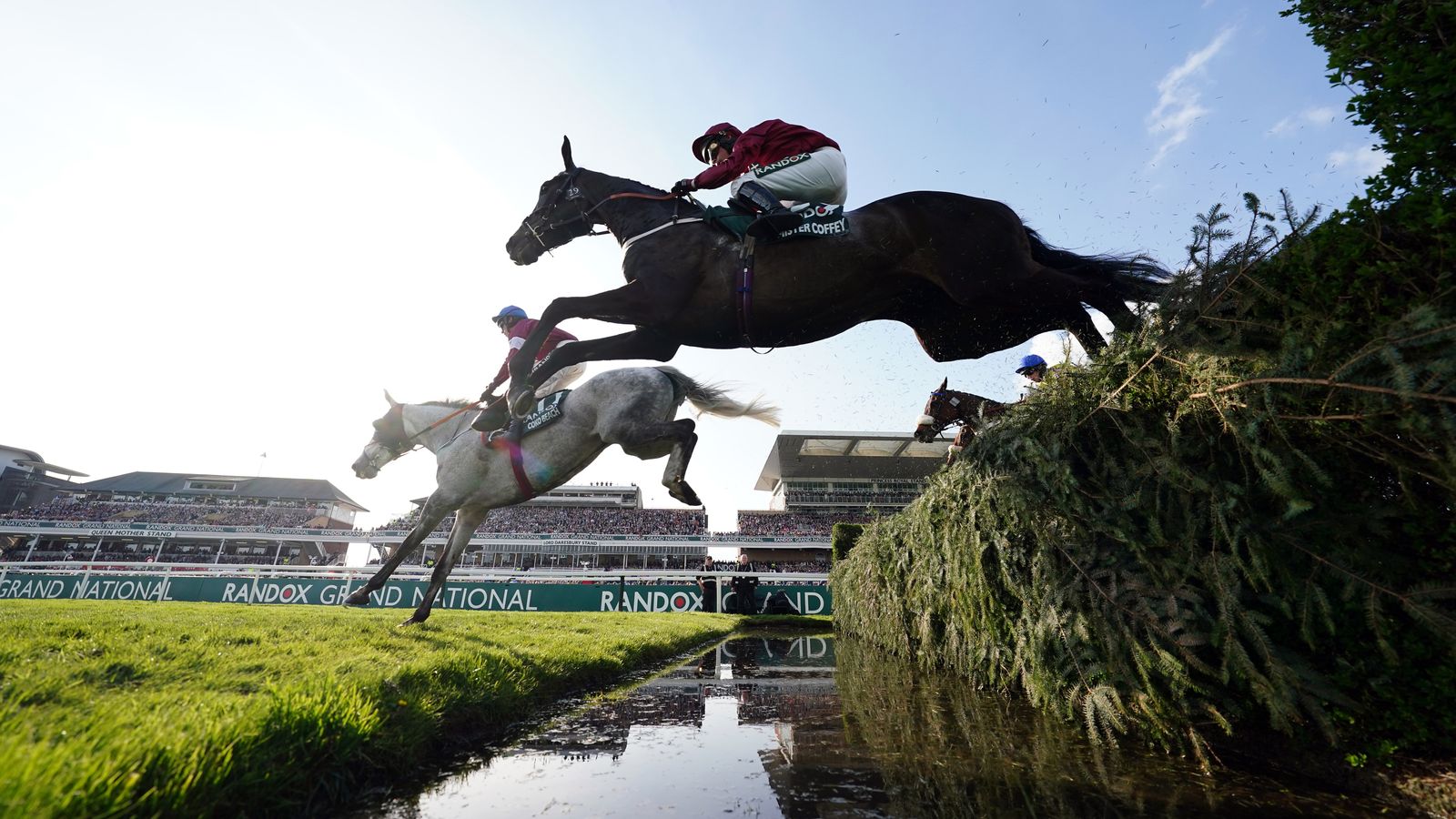 organisers insist changes have been made to grand national - as two horses die at aintree