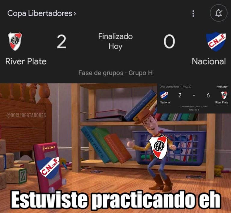 El Triunfo De River Plate Ante Nacional Generaron Algunos Memes