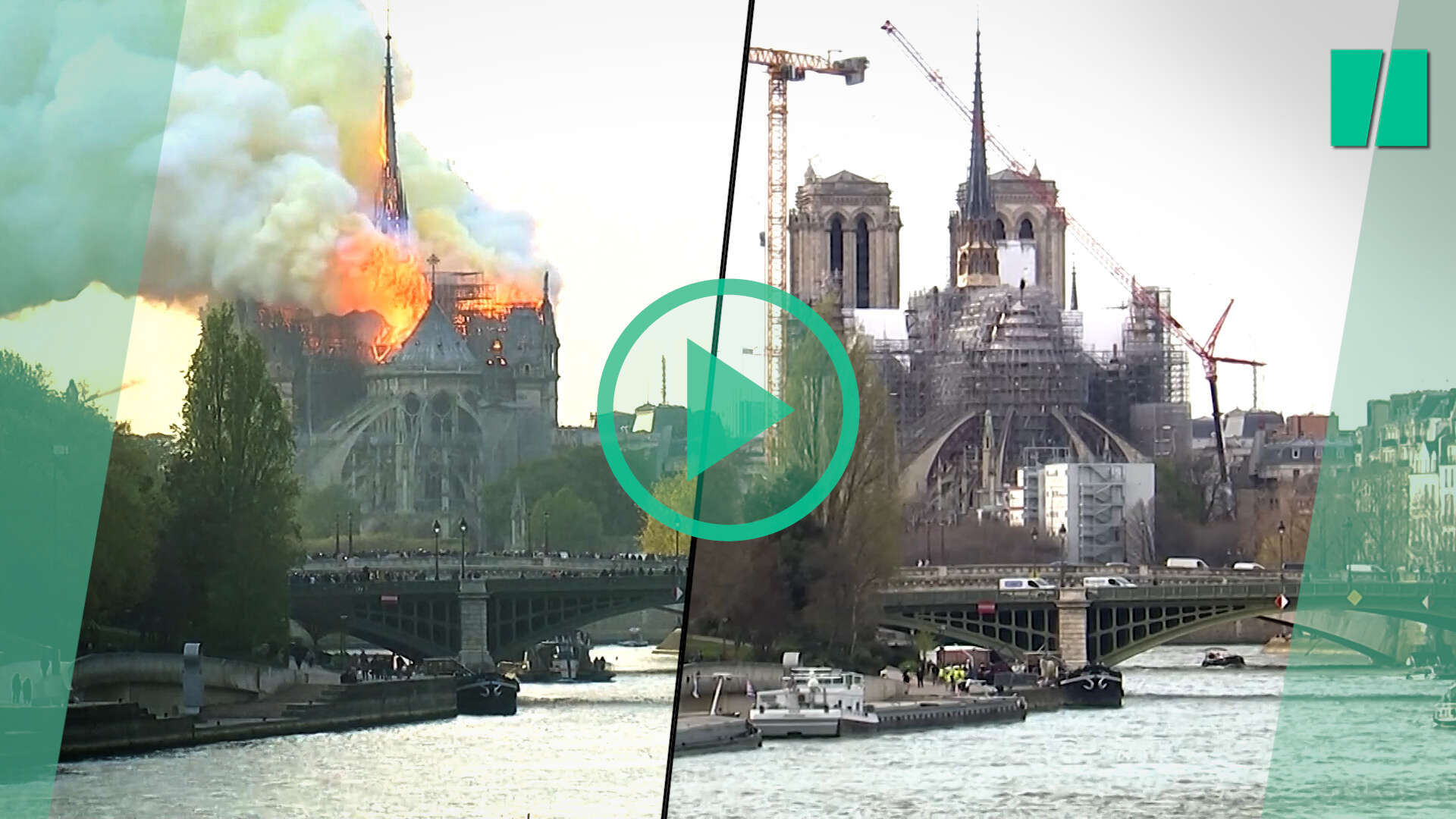 notre-dame de paris : les images de l’avant-après, cinq ans après l’incendie dévastateur