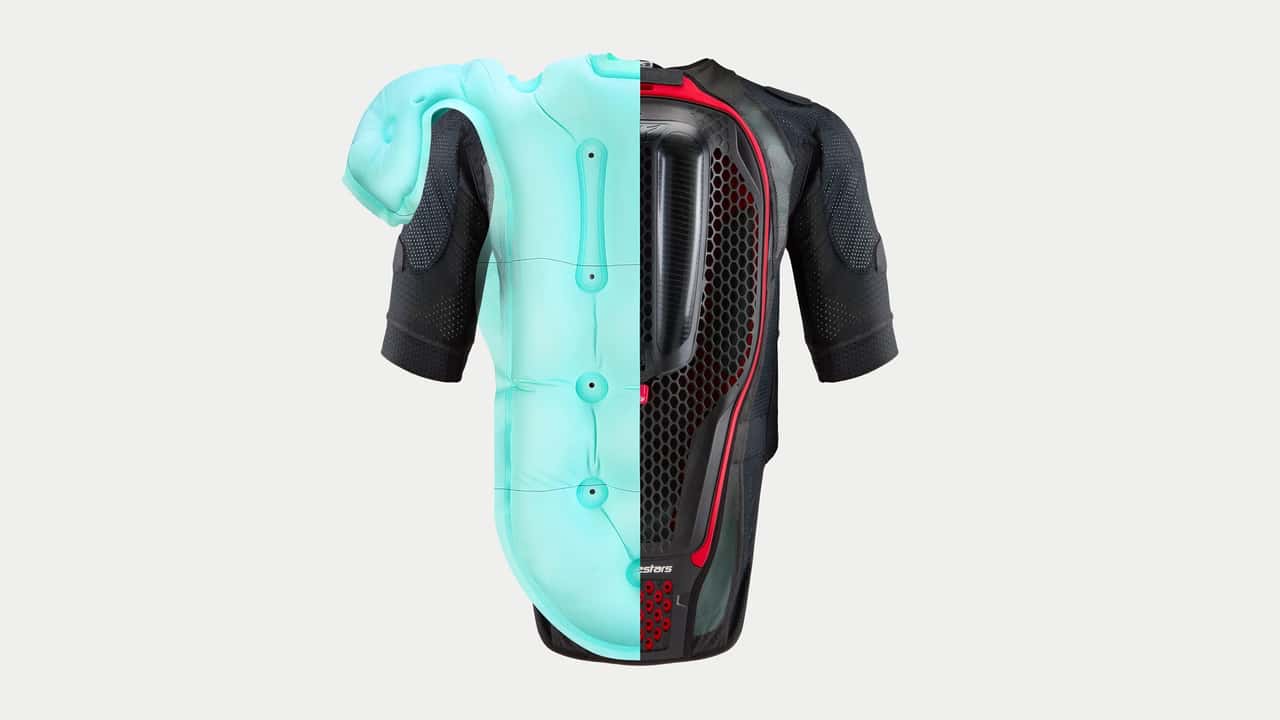 watch alpinestars' new tech-air 7x airbag jacket deploy in slow motion