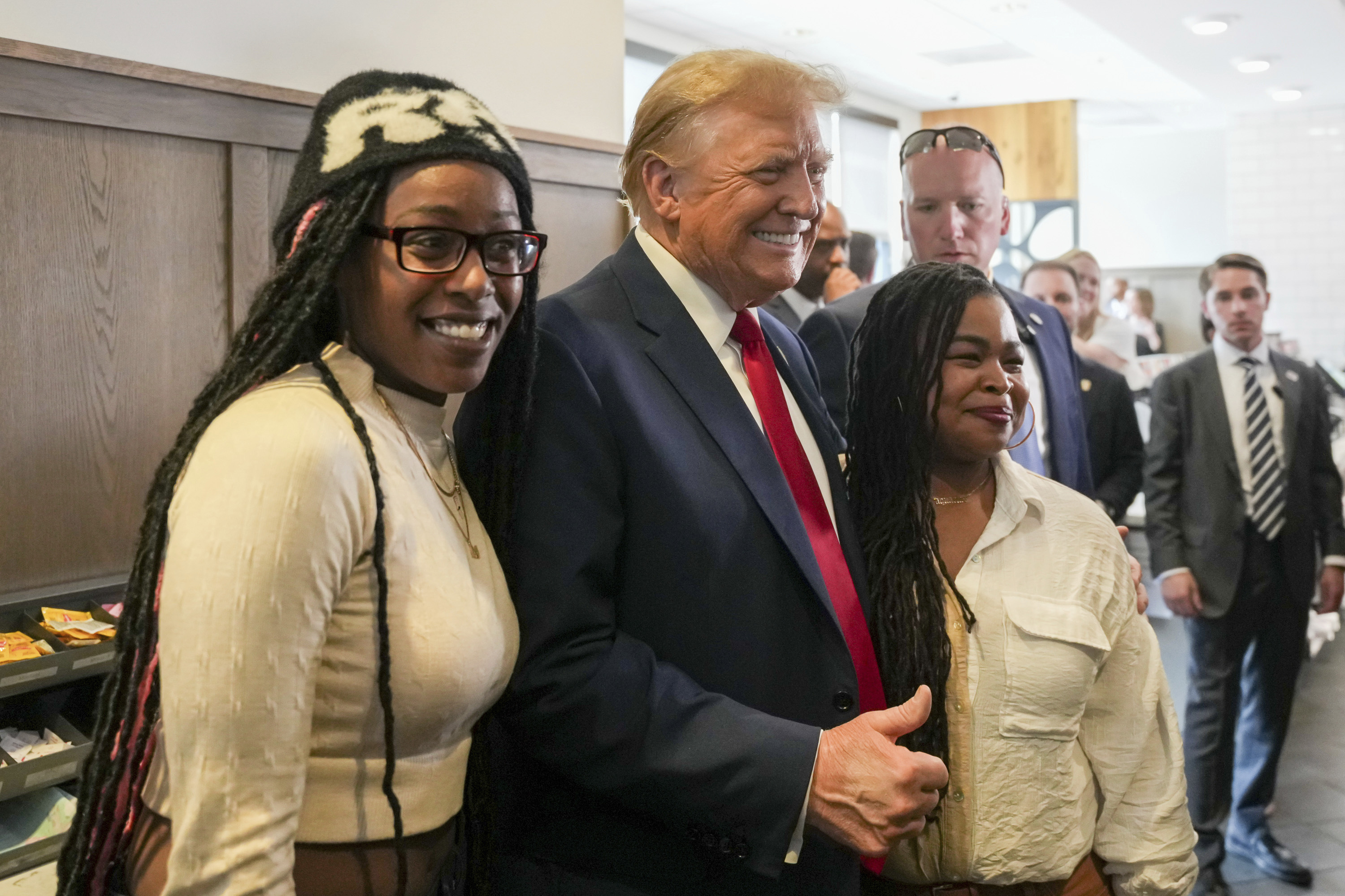 a trump campaign stop at an atlanta chick-fil-a offers a window into his outreach to black voters