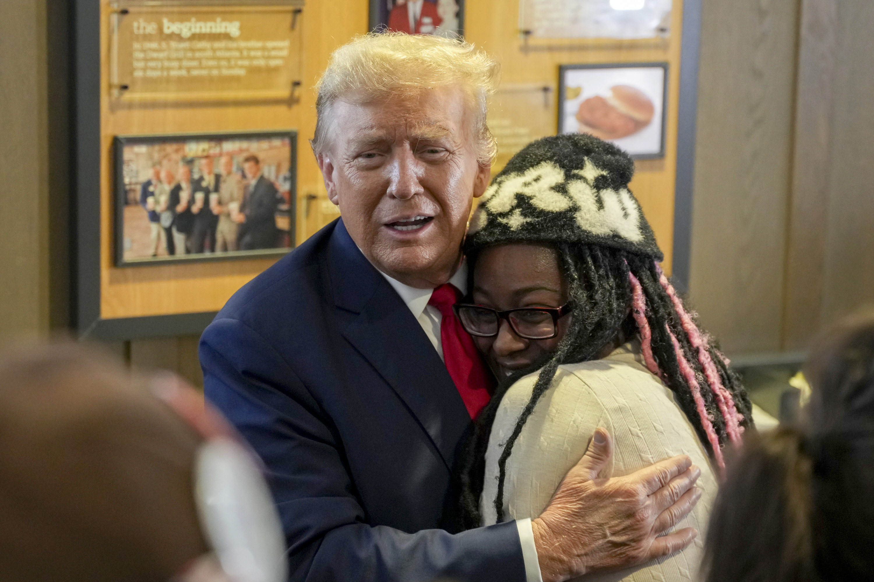 a trump campaign stop at an atlanta chick-fil-a offers a window into his outreach to black voters