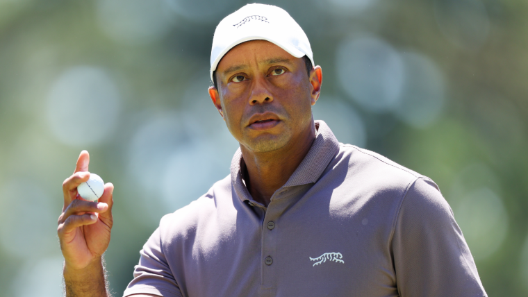tiger woods' score today: complete round 2 results, highlights from 2024 masters