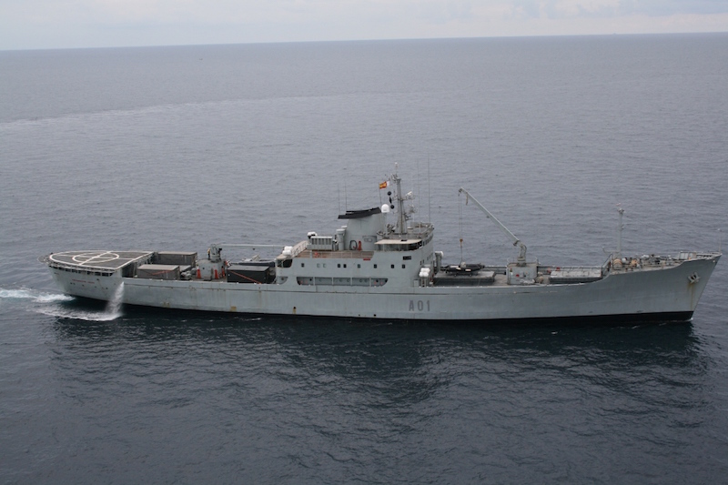 la misión que un buque de la armada de 70 años ha realizado en tarragona