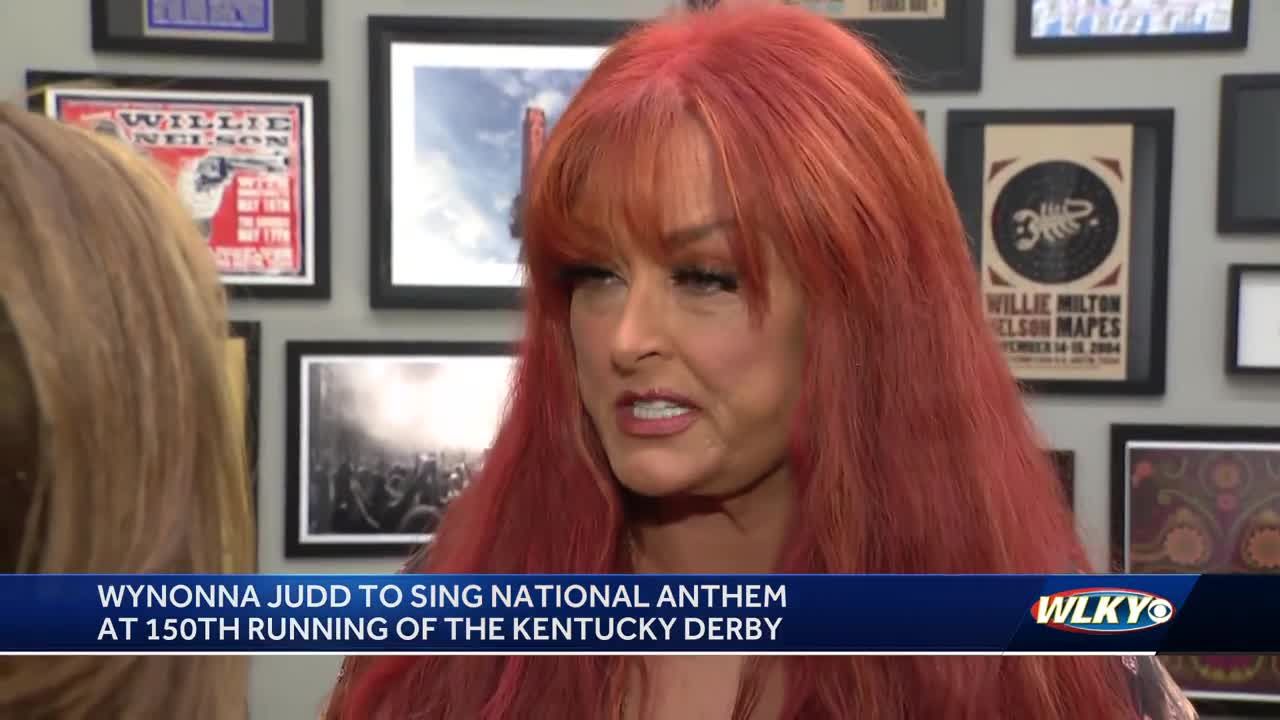 Wynonna Judd Performing National Anthem At Kentucky Derby 150