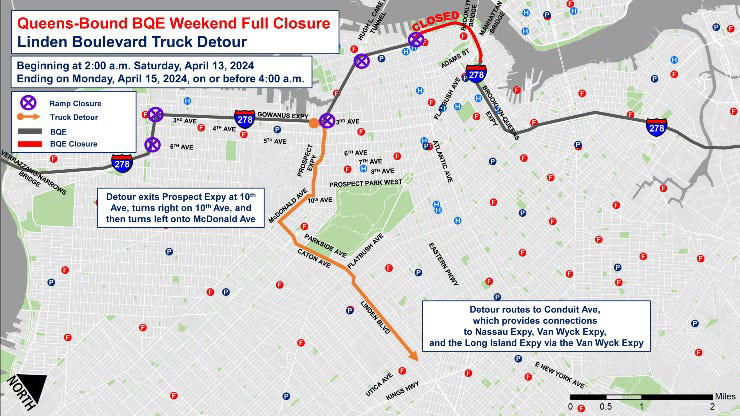 Brooklyn-Queens Expressway to experience major closures over the ...