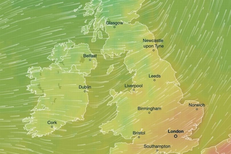 uk weather: maps show exact locations brits will bask in glorious 20c 'mini-heatwave' today