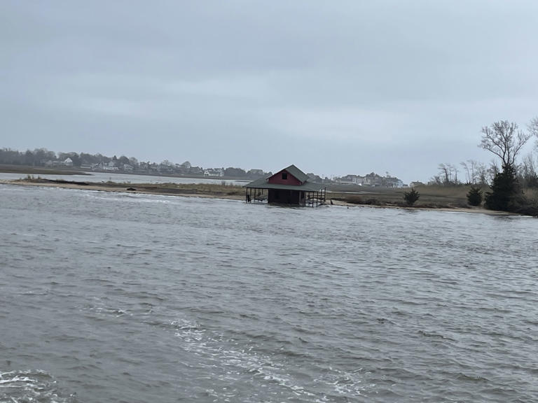 Water Damage Woes For Guilford's Grass Island Shack