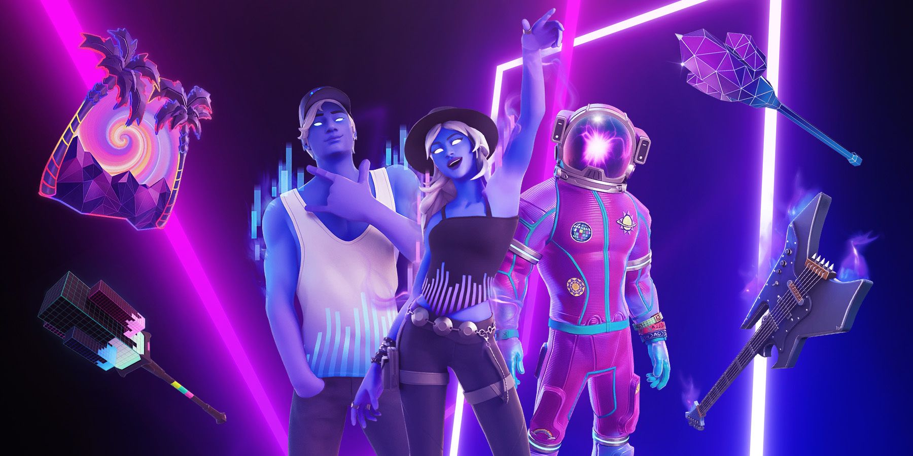 how to, android, all coachella skins in fortnite (& how to get them)
