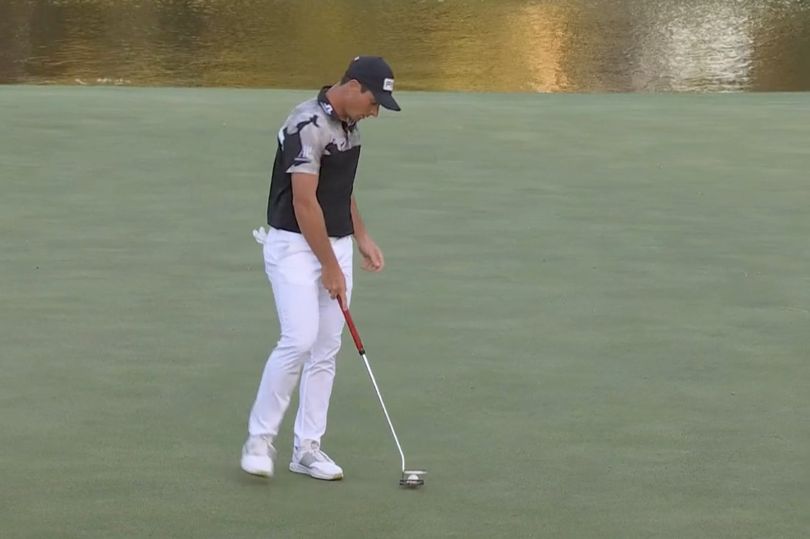 viktor hovland's masters meltdown sees him miss cut as he angrily throws ball into water