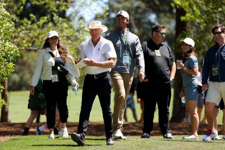 Greg Norman is haunting Augusta National. What patrons thought of him ...