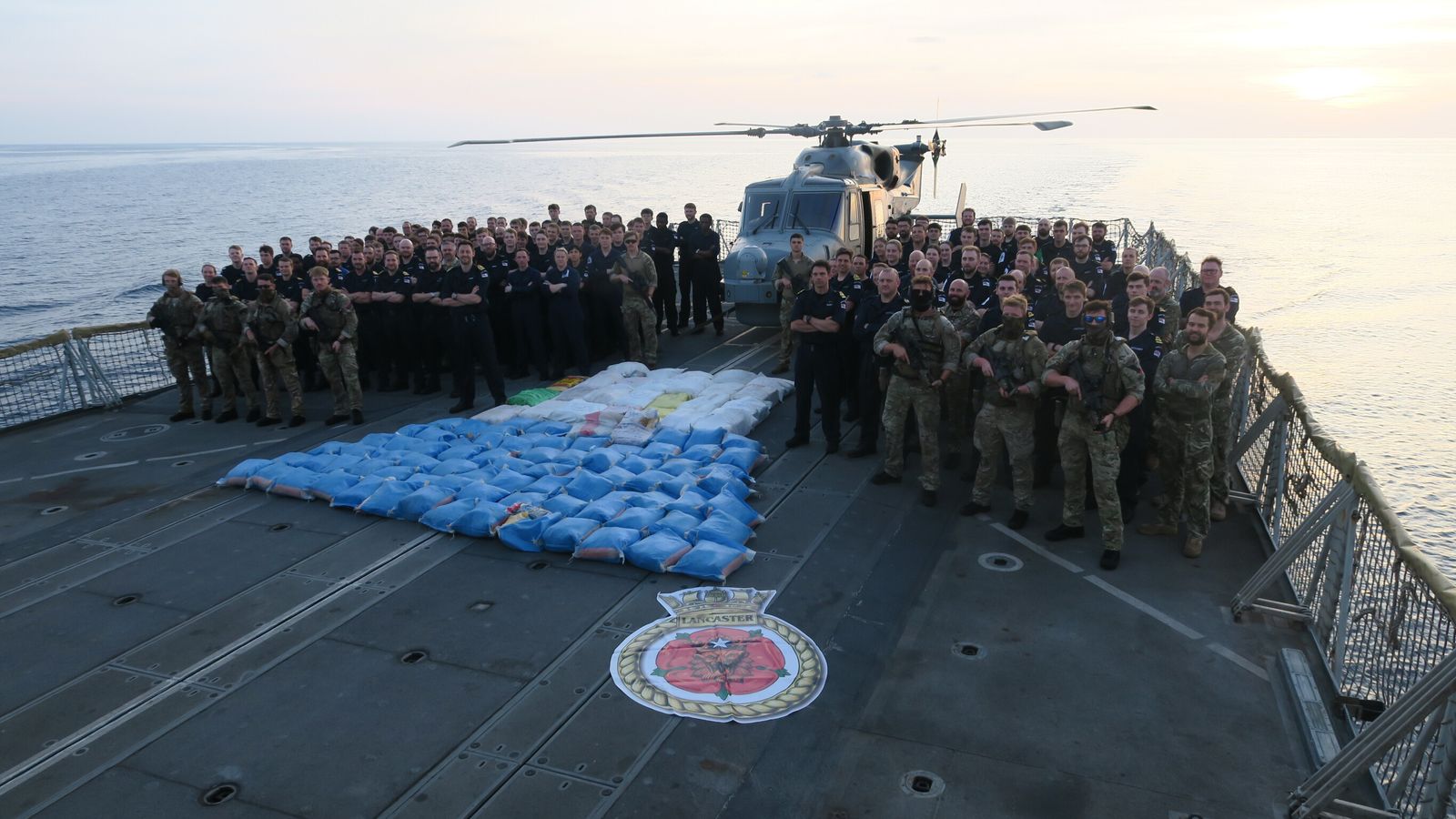 royal navy seizes £33m worth of illegal drugs from middle east in two busts within 24 hours