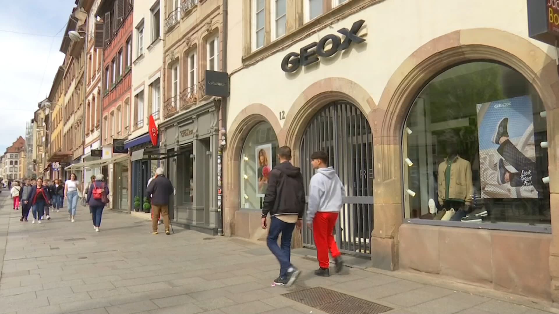 strasbourg: une enquête ouverte après des menaces contre le gérant d'une boutique geox