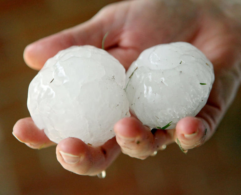 What is 'gorilla hail'? And why are storm chasers talking about it in Iowa?