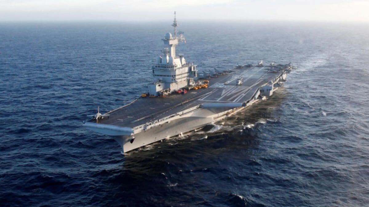 france's charles-de-gaulle aircraft carrier to deploy first time for mediterranean mission