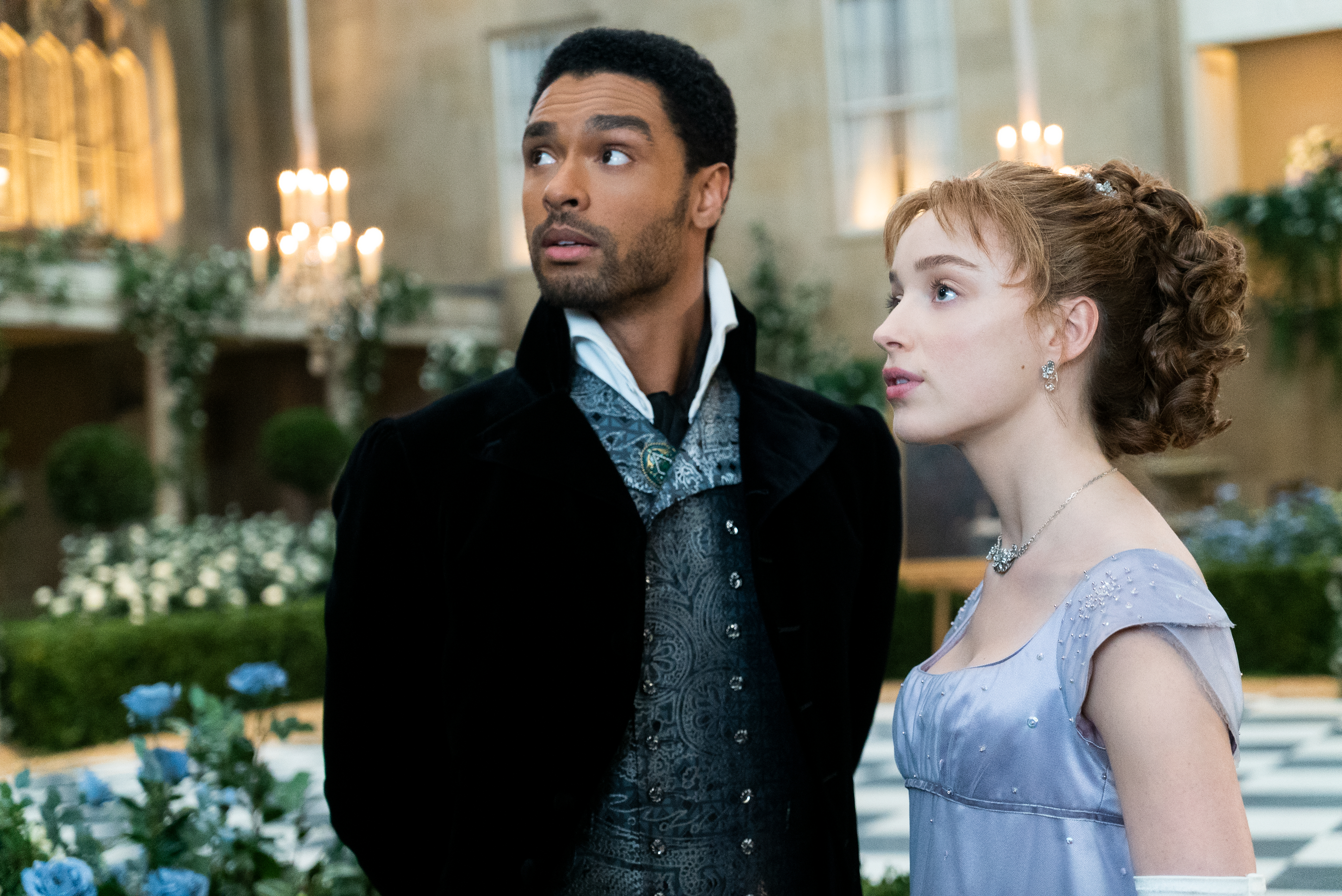 <p><span>The first season of "Bridgerton," which debuted in 2020, told the story of how eligible eldest daughter </span>Daphne Bridgerton (played by Phoebe Dynevor) and committed bachelor Simon Basset, the Duke of Hastings (played by Rege-Jean Page), hatched a scheme to benefit them both as they entered the marriage market then ended up falling for one another -- all while a new gossip sheet written by the anonymous Lady Whistledown intrigues the ton.</p><p><span>MORE: </span><a href="https://www.wonderwall.com/celebrity/photos/bridgerton-season-3-first-look-all-the-new-pictures-824065.gallery">Official first look at season 3 of "Bridgerton": The best photos</a></p>