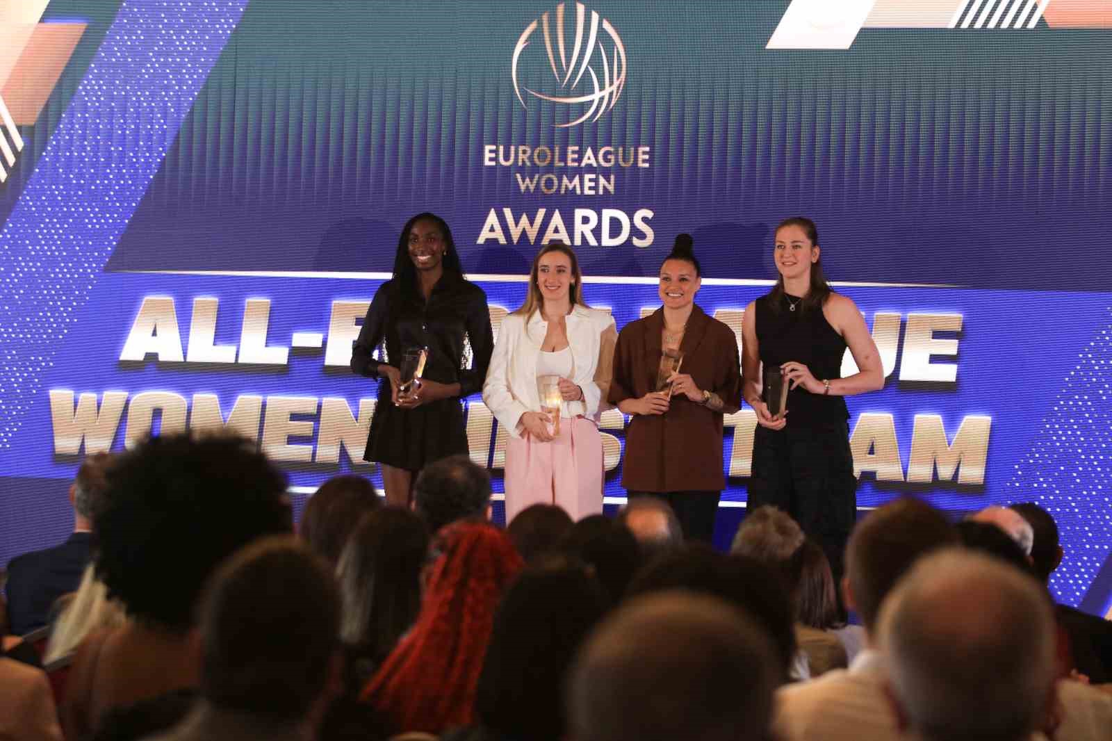 kadınlar euroleague’de sezonun en iyileri belli oldu