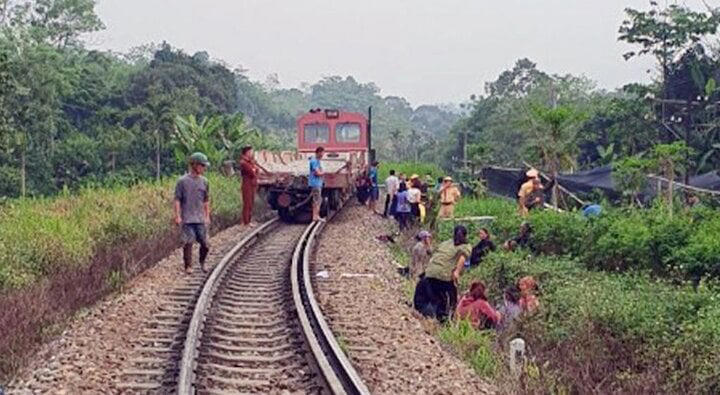 Hiện trường nơi xảy ra vụ tai nạn.